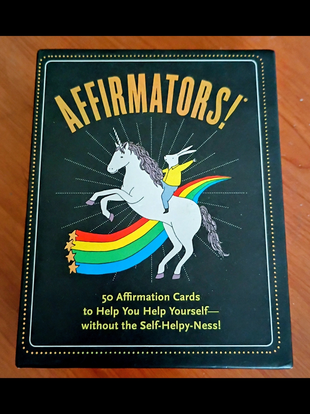 Black Unicorn Affirmation Card Deck by Affirmators